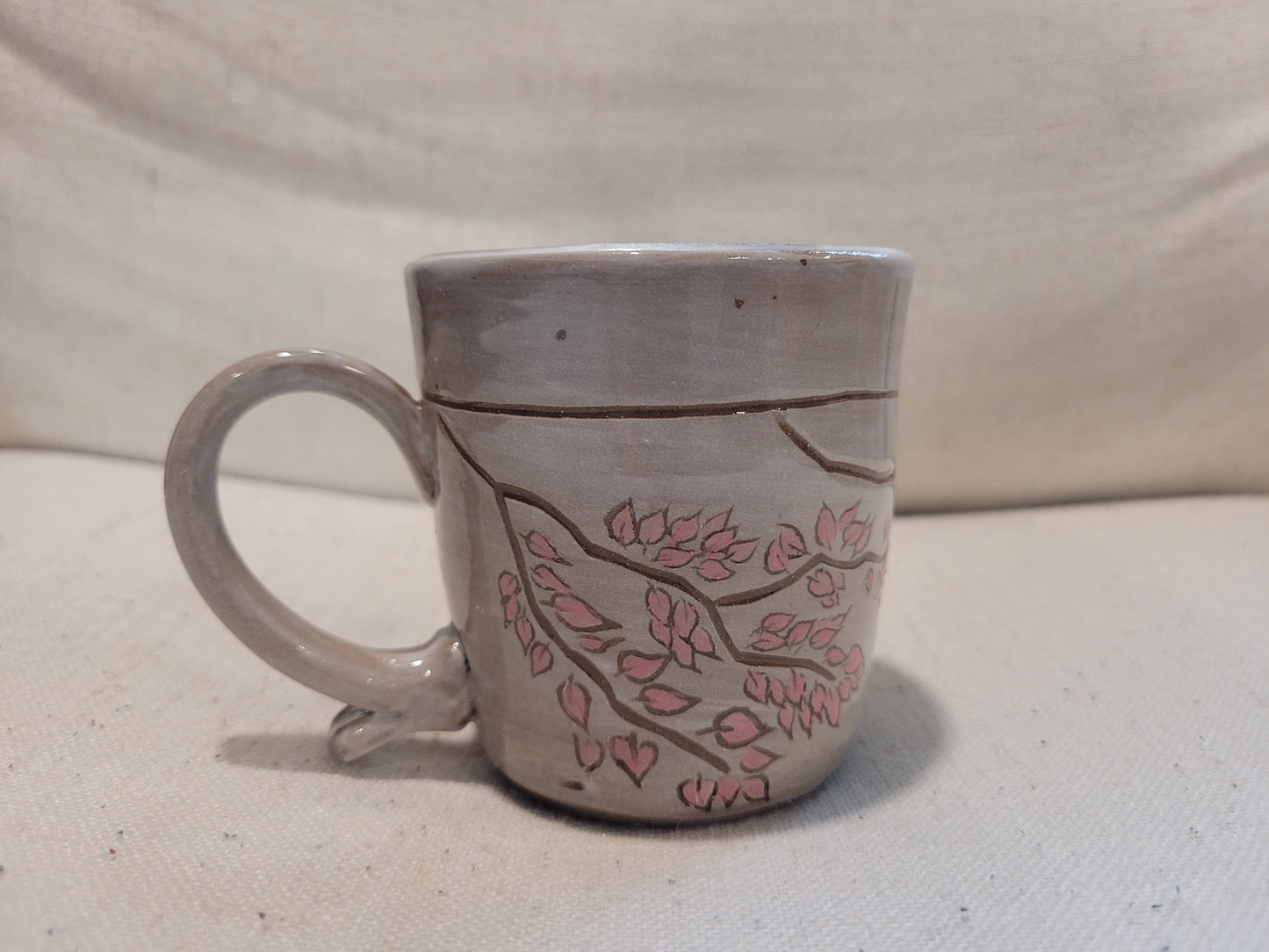 Pink Leaves Mug 5